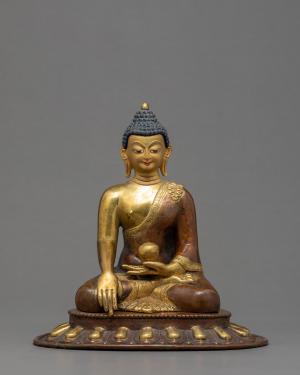 Shakyamuni Buddha Statue | Small Buddha Figurines | Home Decor Gift Ideas | Buddhist Souvenir | Rare Vintage Art Collection